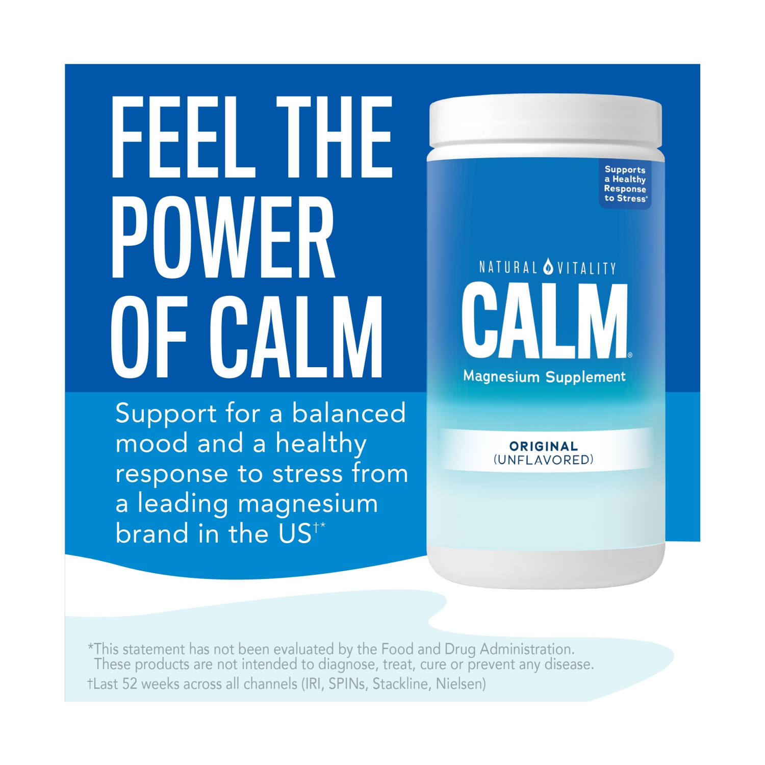 slide 3 of 5, Natural Vitality Calm Nature's Vitality CALM Magnesium Citrate Relaxing Drink Mix 4 Oz, 4 oz