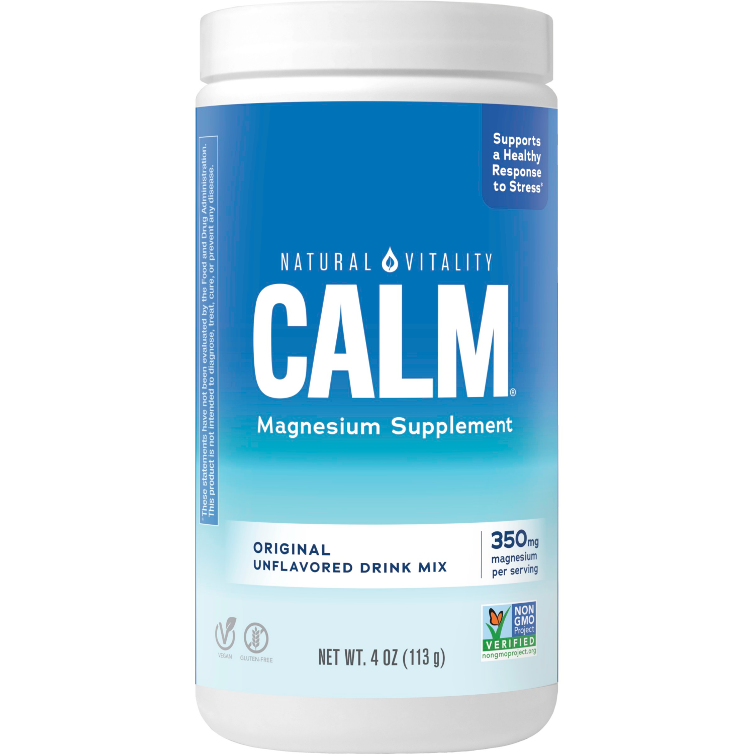 slide 5 of 5, Natural Vitality Calm Nature's Vitality CALM Magnesium Citrate Relaxing Drink Mix 4 Oz, 4 oz