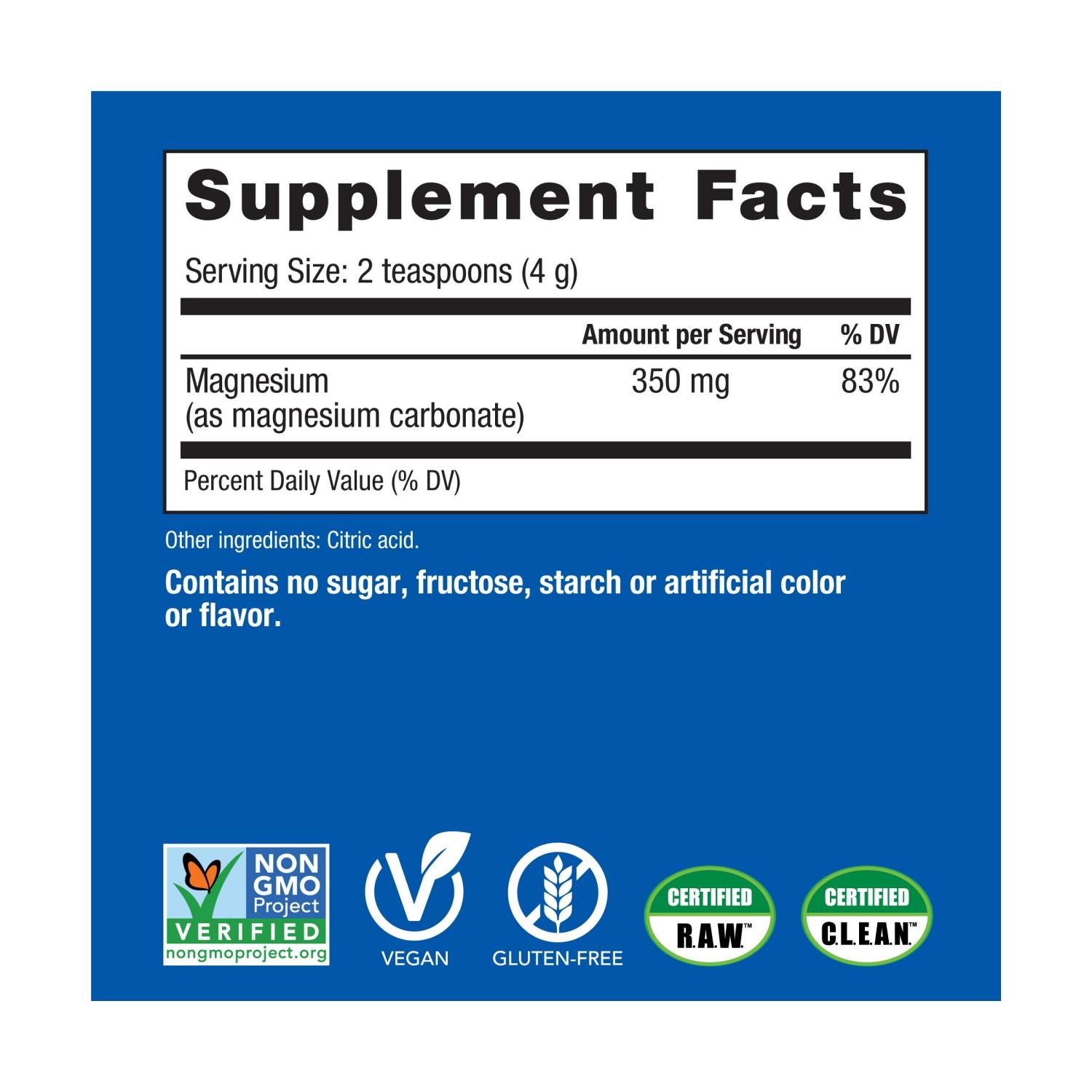 slide 4 of 5, Natural Vitality Calm Nature's Vitality CALM Magnesium Citrate Relaxing Drink Mix 4 Oz, 4 oz