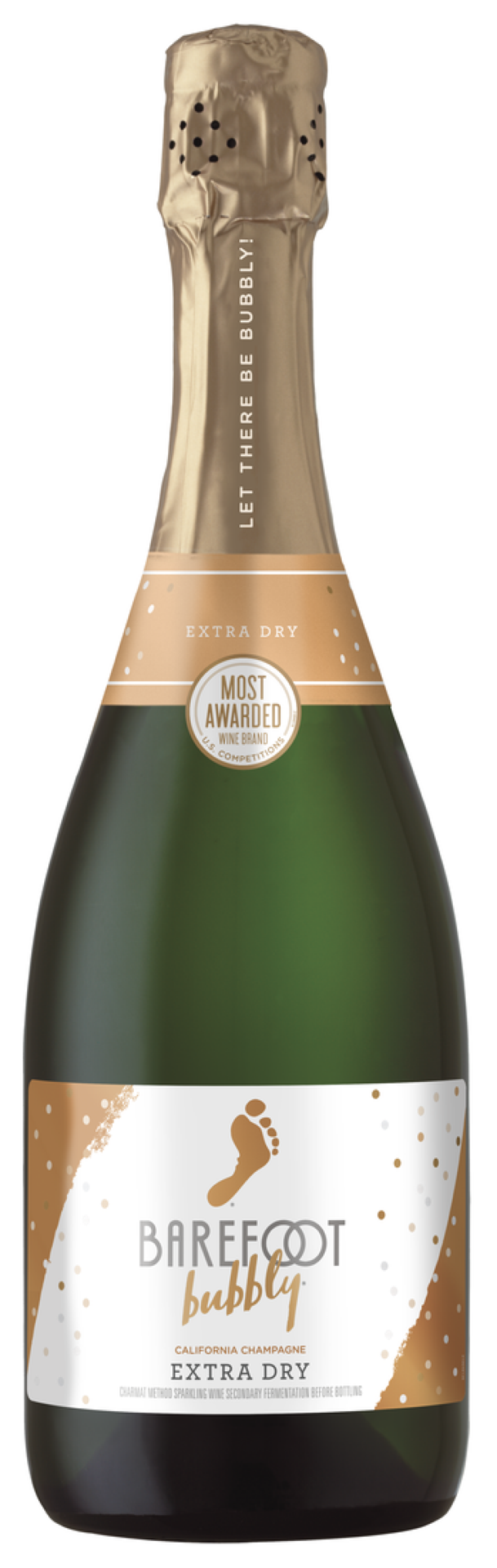slide 1 of 1, Barefoot Bubbly Extra Dry Champagne Sparkling Wine 750ml, 750 ml