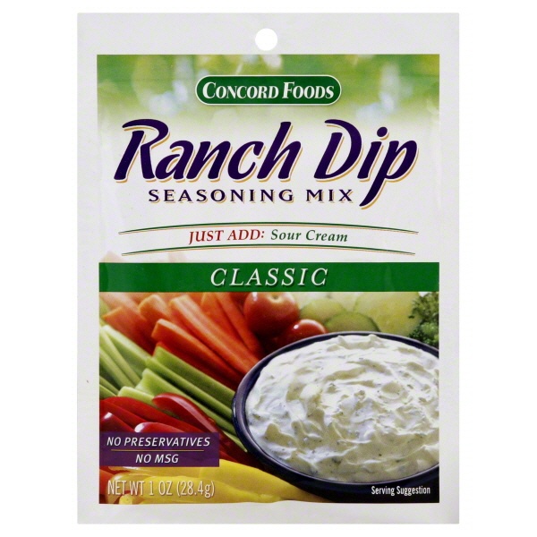 slide 1 of 1, Concord Foods Classic Ranch Dip, 1 oz