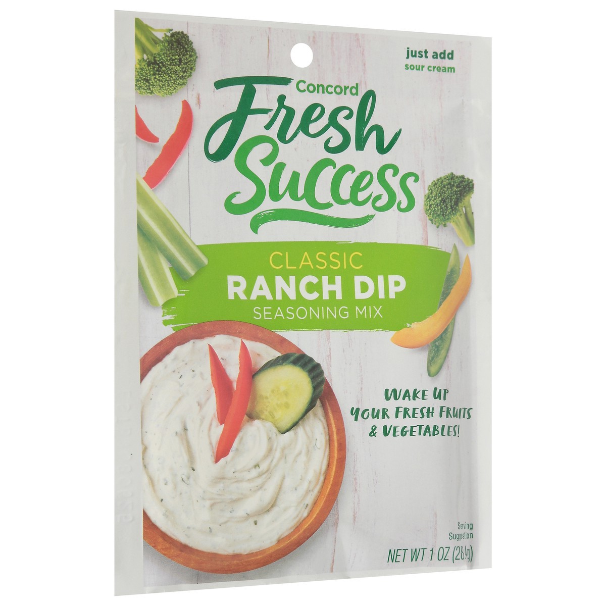 slide 12 of 12, Concord Fresh Success Classic Ranch Dip Seasoning Mix 1 oz, 1 oz