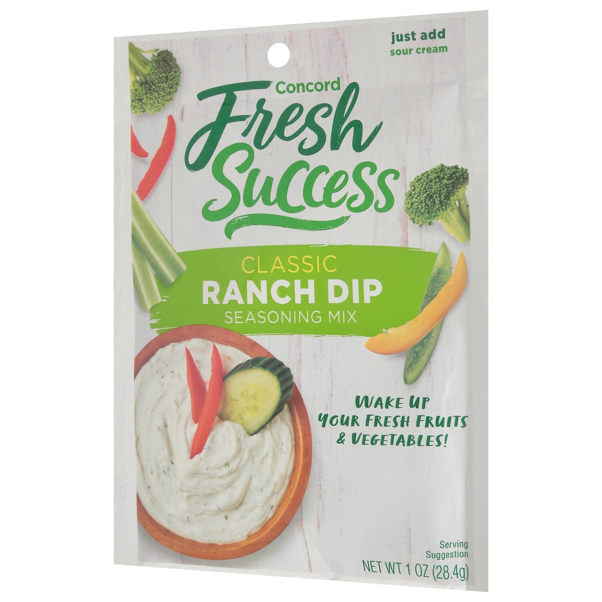 slide 9 of 12, Concord Fresh Success Classic Ranch Dip Seasoning Mix 1 oz, 1 oz