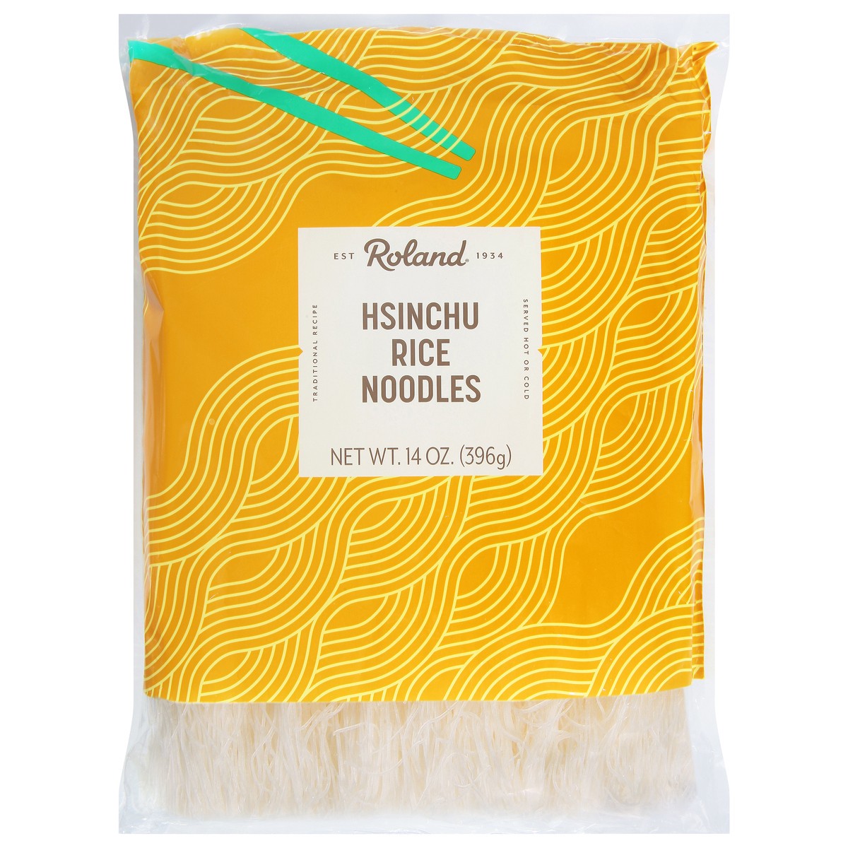 slide 1 of 9, Roland Hsinchu Rice Noodles, 14 oz