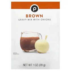 Publix Gravy Mix, with Onions, Brown