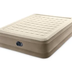 Intex 18 in Queen Ultra Plush Airbed with Internal Pump