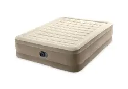Intex 18in Queen Ultra Plush Airbed with Internal Pump