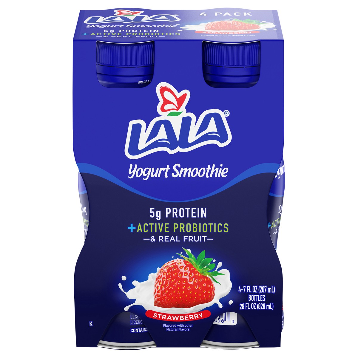 slide 1 of 38, LALA Strawberry Yogurt Smoothie 4 pk., 4 ct