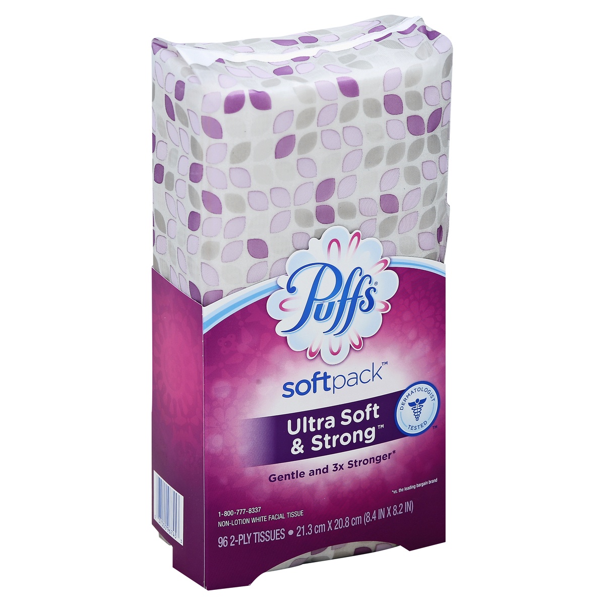 slide 1 of 1, Puffs Facial Tissue 96 ea, 96 ct