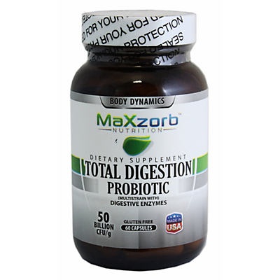 slide 1 of 1, Mazorbcueticals Total Digestion Probiotic, 60 ct