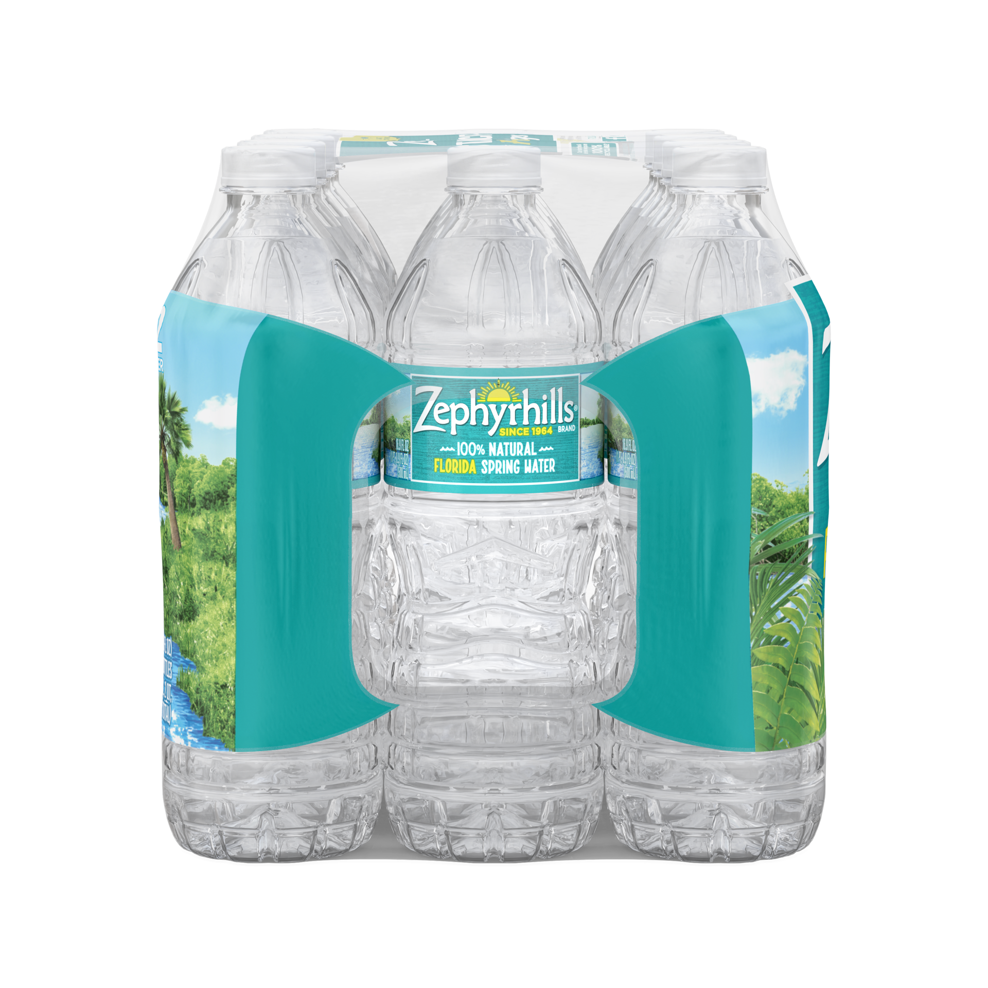 slide 5 of 5, ZEPHYRHILLS Brand 100% Natural Spring Water, 16.9-ounce plastic bottles (Pack of 12), 16.9 fl oz