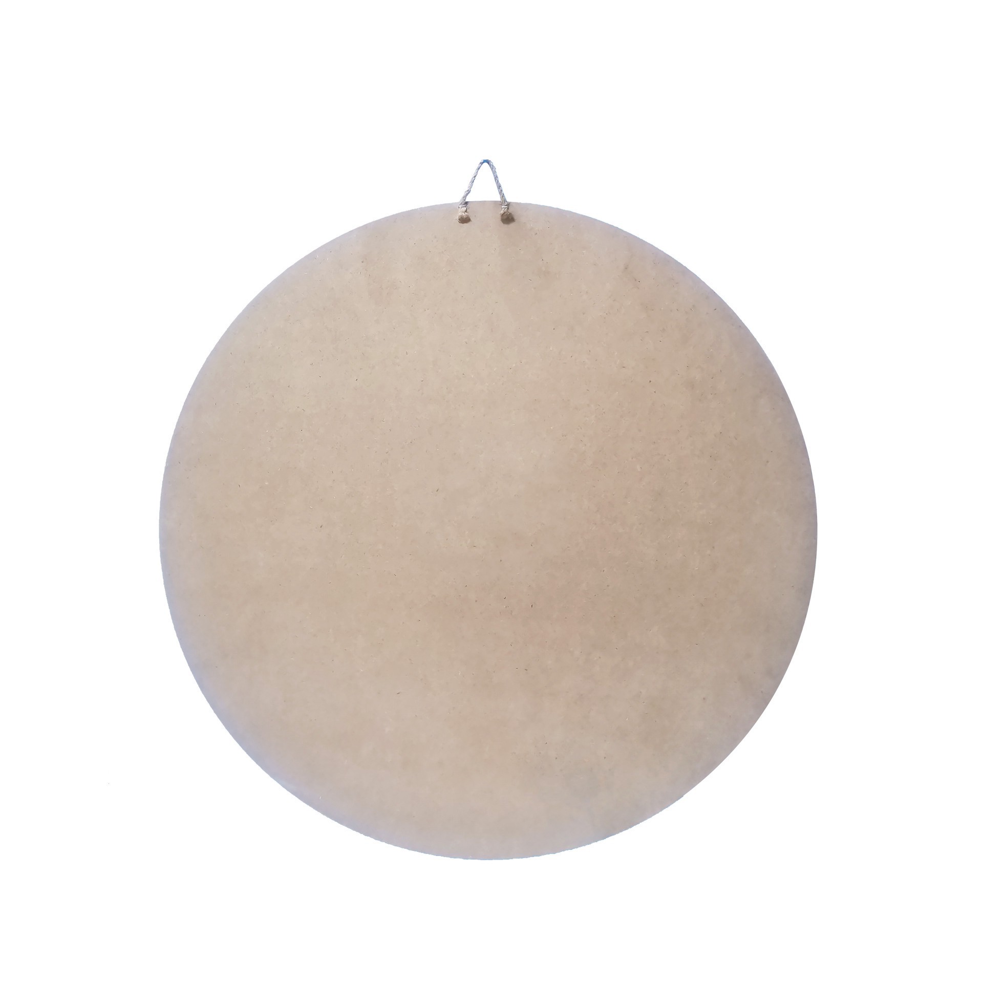 slide 4 of 4, 18" Whitewashed Round Plaque By Make Market, 17.9 in