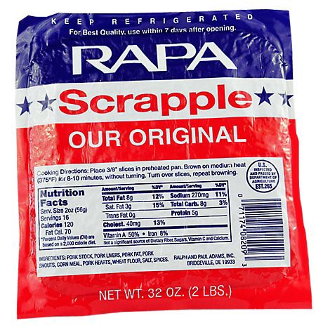 slide 1 of 1, RAPA Scrapple, 32 oz