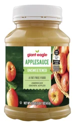 Ge Applesauce Jar Unsweetened