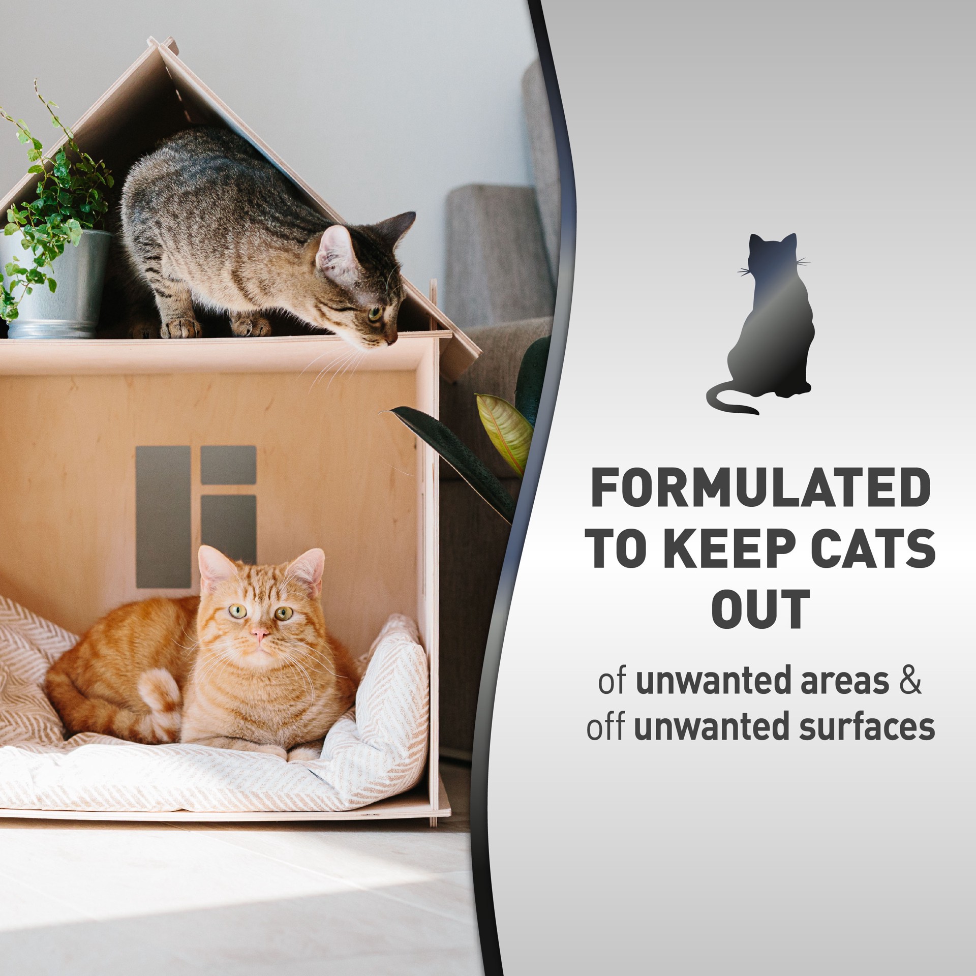 slide 7 of 10, Nature's Miracle Advanced Platinum Cat Pet Block Repellent Spray, 16 Ounces, Indoor Training Aid for Cats, 0.63 lb