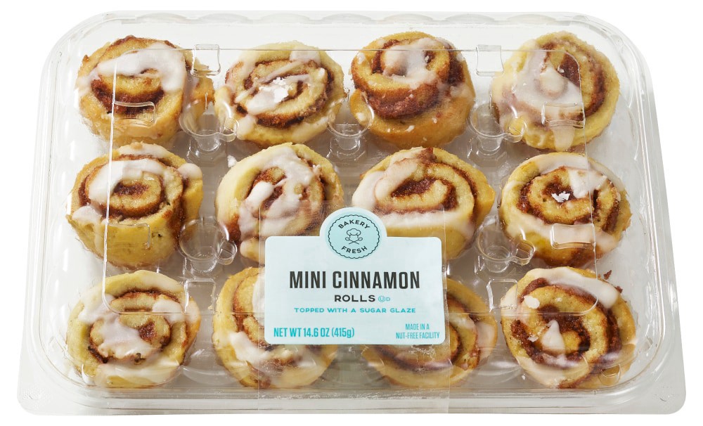 slide 1 of 3, Bakery Fresh Mini Cinnamon Rolls, 14.64 oz