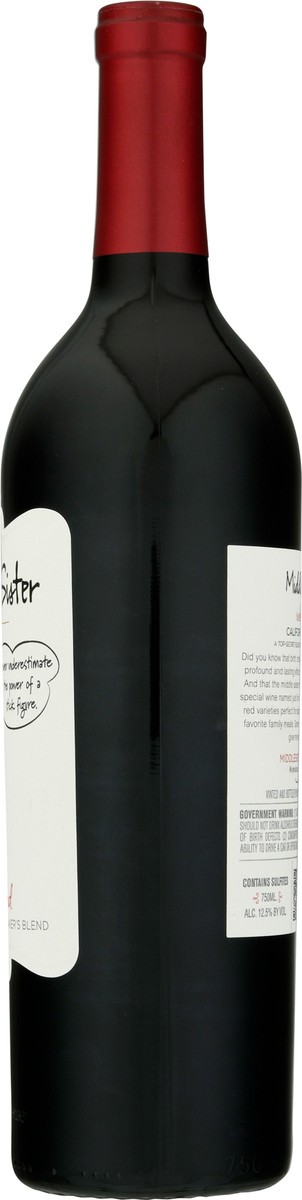 slide 9 of 10, Middle Sister Wines California Rebel Red 750 ml, 750 ml