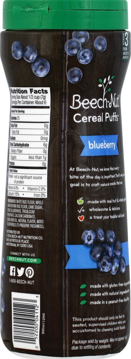 slide 6 of 6, Beech-Nut Cereal Puffs 1.48 oz, 1.48 oz