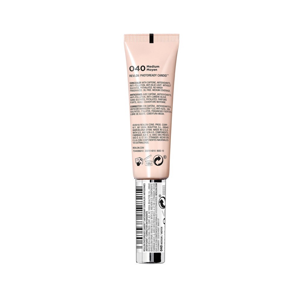 slide 2 of 7, Revlon PhotoReady Candid Antioxidant Concealer - 040 Medium - 0.34 fl oz, 0.34 fl oz