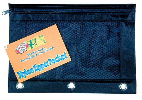 slide 1 of 1, Western Family Nylon Zipper Pocket, 1 ct