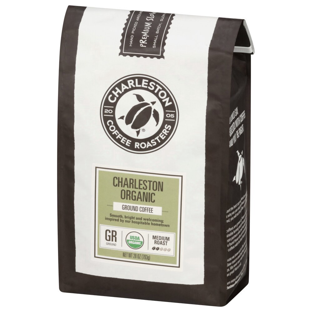 slide 3 of 4, Charleston Coffee Roasters Organic Ground Coffee - 28 oz, 28 oz
