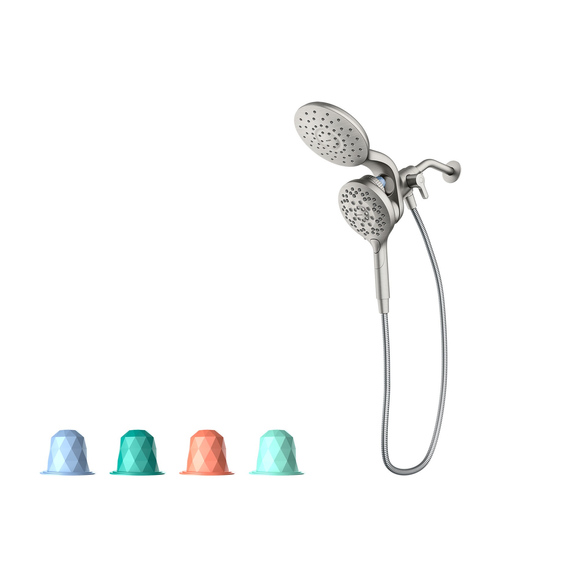 slide 1 of 10, Moen Aromatherapy Combination Showerhead - Chrome, 1 ct