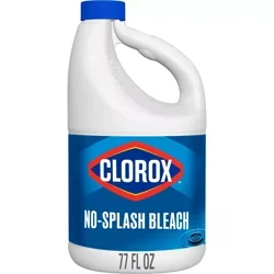 Clorox Unscented No-Splash Liquid Bleach - 77 fl oz