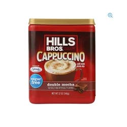 Hills Bros. Sugar-Free Double Mocha Cappuccino Cafe Style Drink Mix - 12 oz