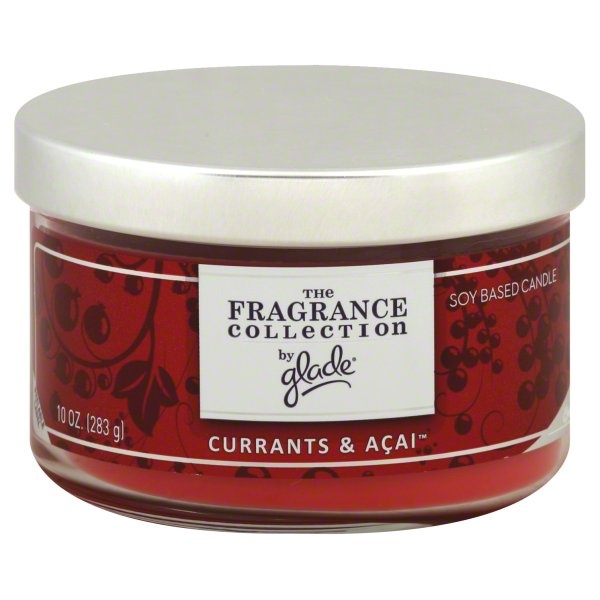 slide 1 of 1, Glade The Fragrance Collection By Glade Soy Based Candle Currants & Acai, 10 oz