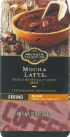 slide 1 of 1, Private Selection Mocha Latte Medium Ground Coffee, 12 oz