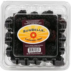 Fresh Prepacked Blackberries - 6 Oz
