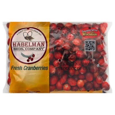 slide 1 of 1, Fresh Cranberries Prepacked Bag - 12 Oz, 12 oz