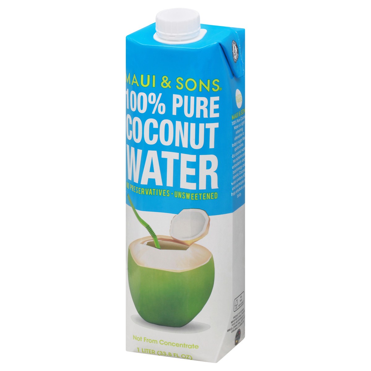 slide 11 of 13, Maui & Sons 100% Coconut Water - 1 l, 1 l