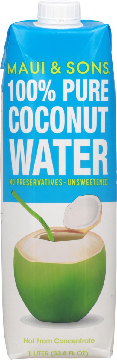 slide 10 of 13, Maui & Sons 100% Coconut Water - 1 l, 1 l