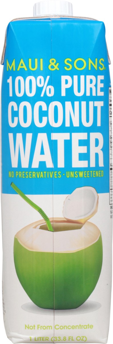 slide 9 of 13, Maui & Sons 100% Coconut Water - 1 l, 1 l