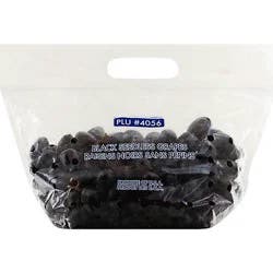 Black Seedless Grapes Prepacked Bag - 2 Lb