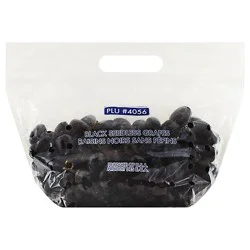 Black Seedless Grapes Prepacked Bag - 2 Lb