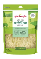 Giant Eagle Shredded Provolone Cheese