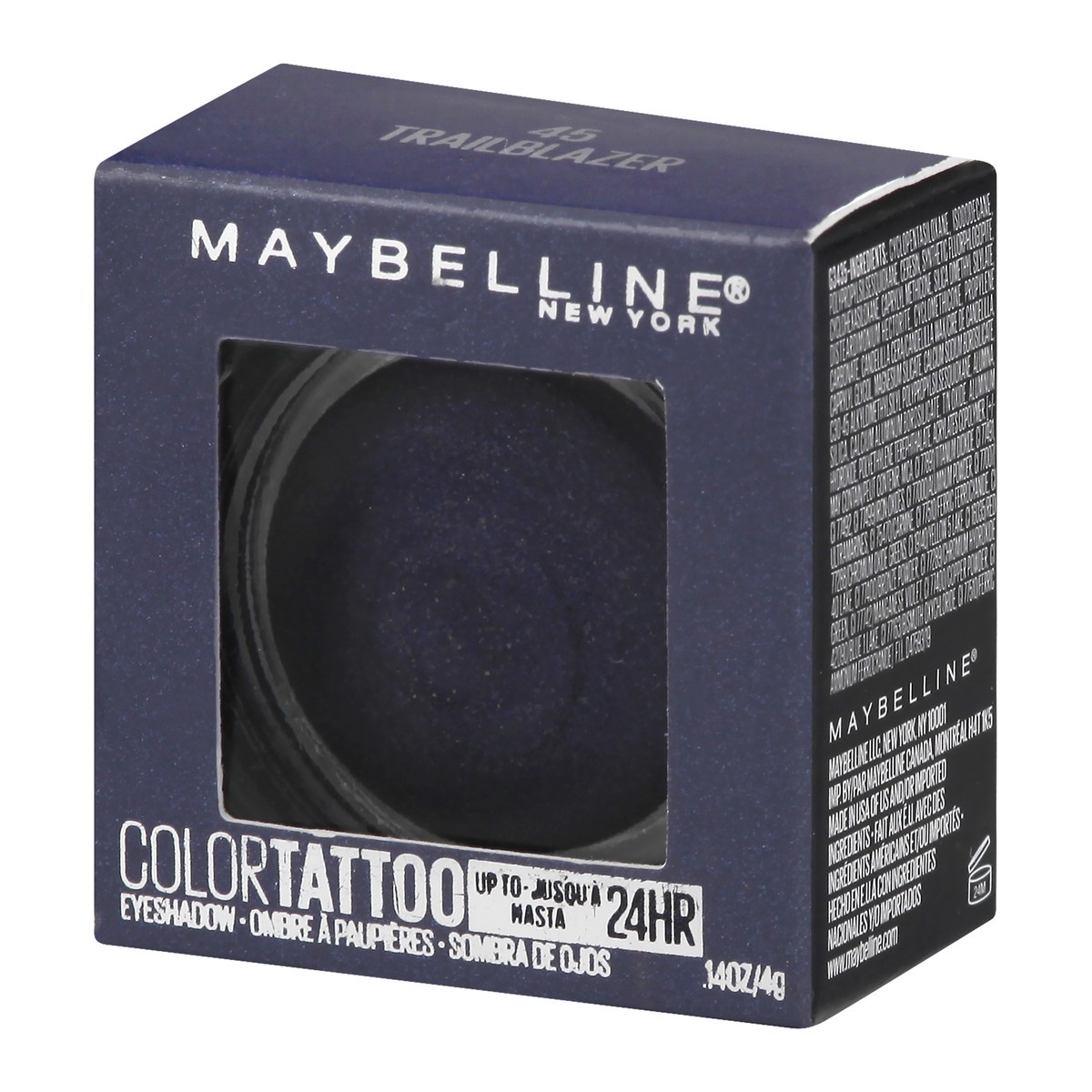 slide 9 of 9, MaybellineColor Tattoo Eye Shadow Trailblazer - 0.14oz: Longwear, Crease-Resistant, Waterproof, Pressed Powder, 0.14 oz