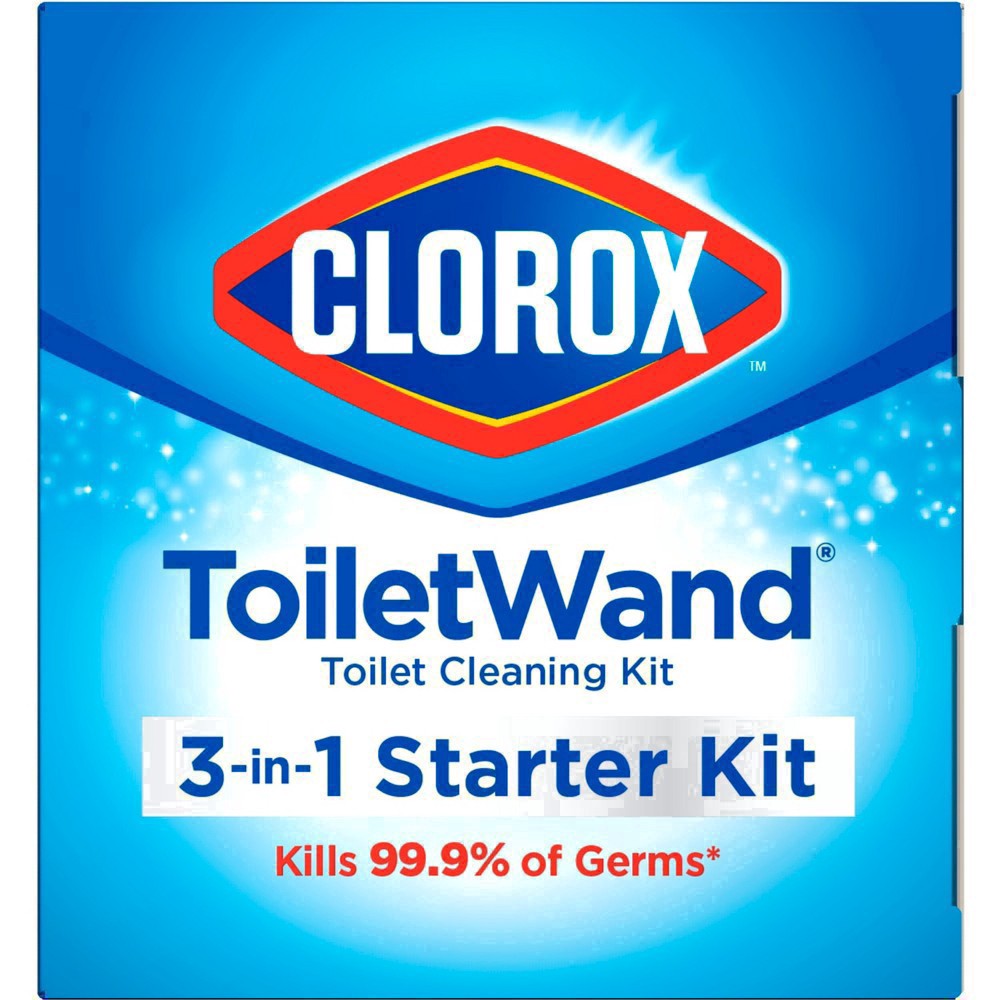 slide 13 of 176, Clorox Toilet Wand 3-in-1 Starter Toliet Cleaning Kit, 1 ct