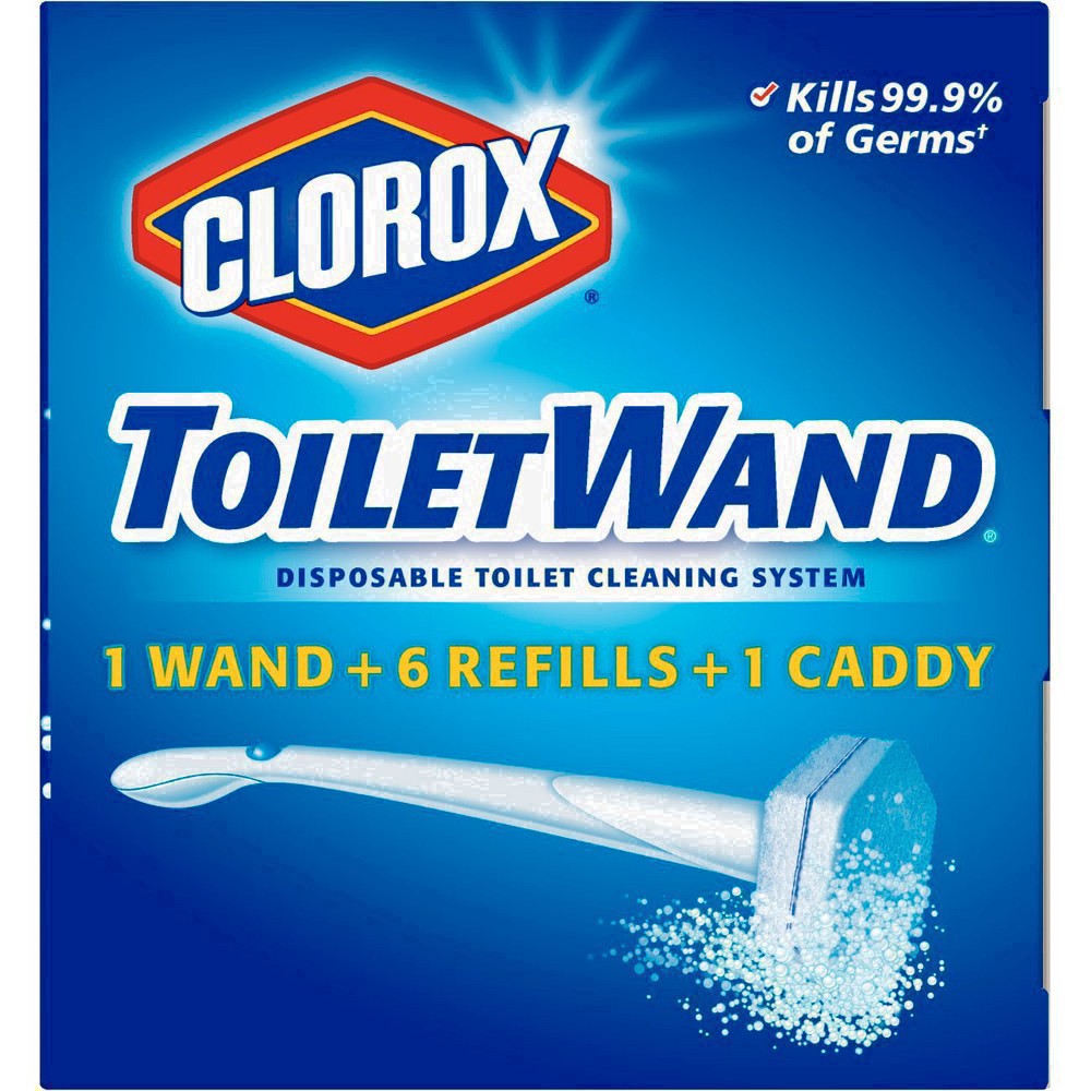 slide 21 of 176, Clorox Toilet Wand 3-in-1 Starter Toliet Cleaning Kit, 1 ct