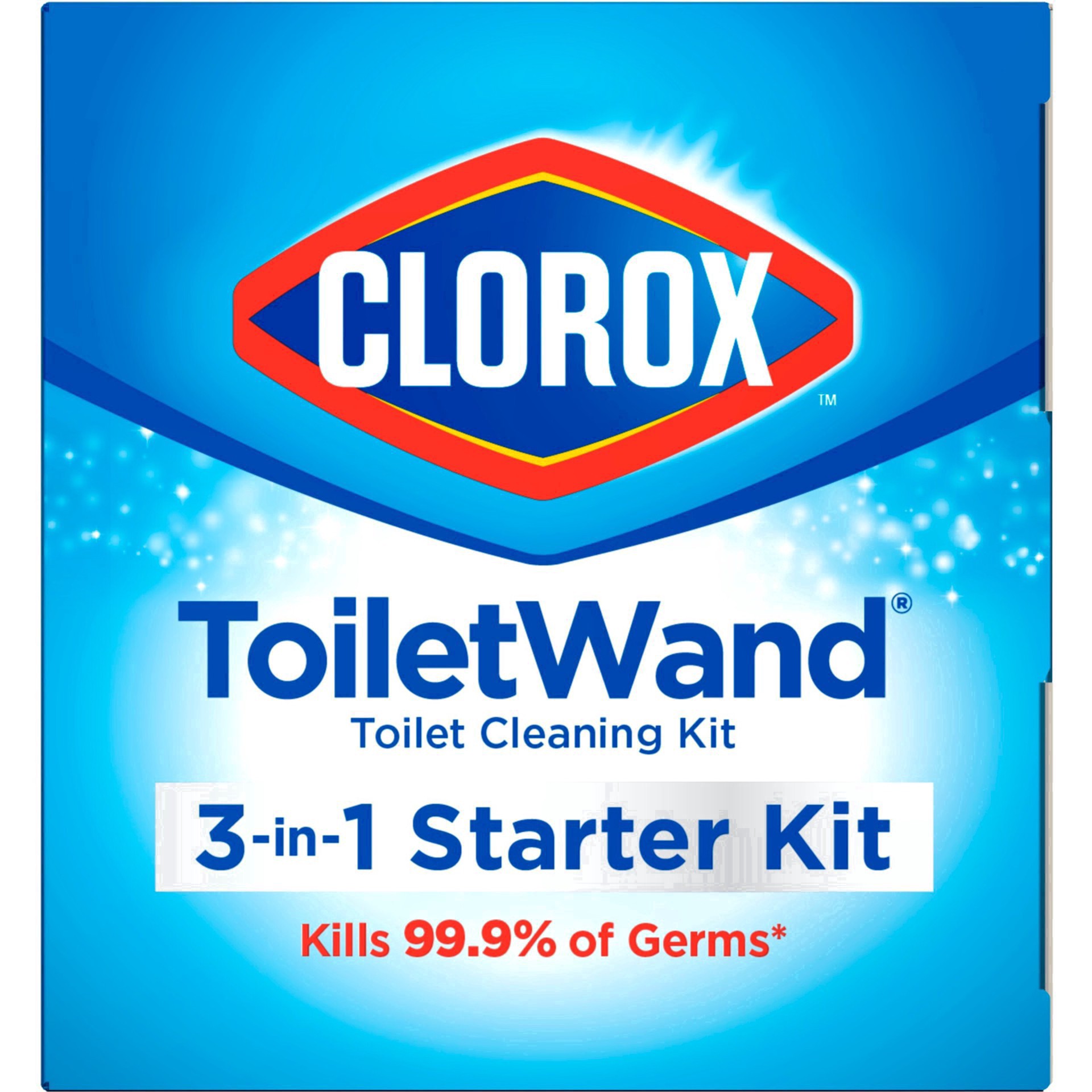 slide 98 of 176, Clorox Toilet Wand 3-in-1 Starter Toliet Cleaning Kit, 1 ct