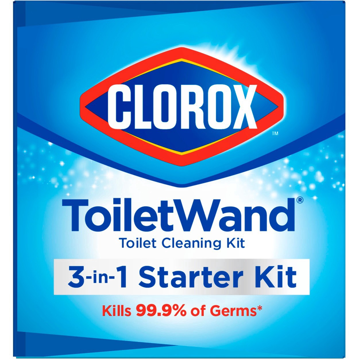 slide 23 of 176, Clorox Toilet Wand 3-in-1 Starter Toliet Cleaning Kit, 1 ct