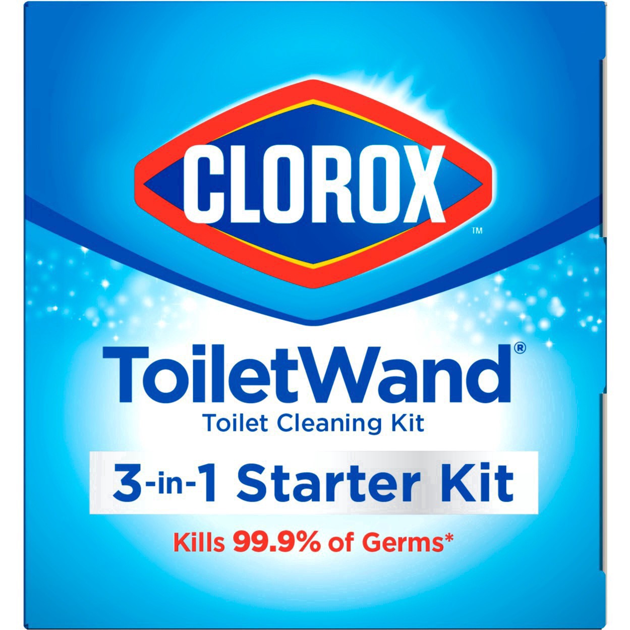 slide 4 of 176, Clorox Toilet Wand 3-in-1 Starter Toliet Cleaning Kit, 1 ct