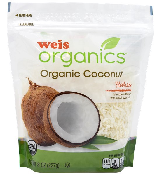 slide 1 of 6, Weis Quality Coconut Flakes - 8 oz, 8 oz