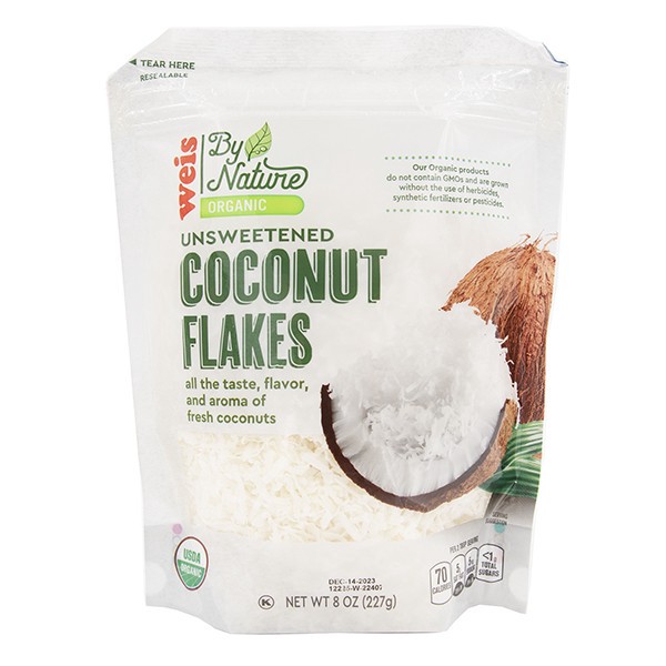 slide 1 of 6, Weis Quality Coconut Flakes, 8 oz