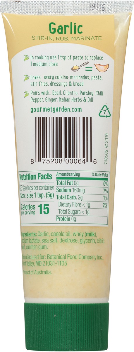 slide 4 of 7, Gourmet Garden Garlic Stir-In Paste - 4 Oz, 4 oz