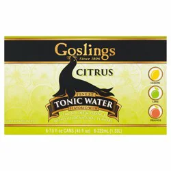 Gosling's 6 Pack Citrus Tonic Water