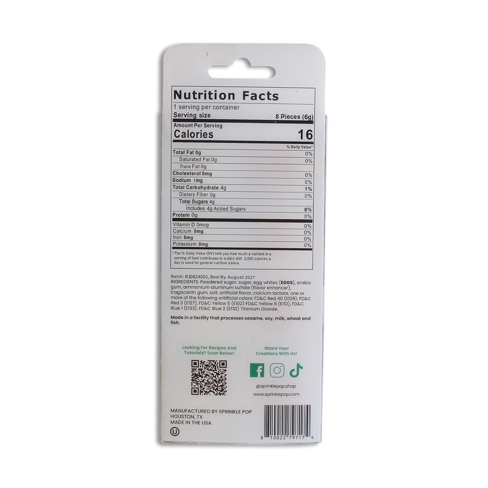 slide 2 of 2, Sprinkle Pop Pumpkins Icing Decorations, 0.21 oz