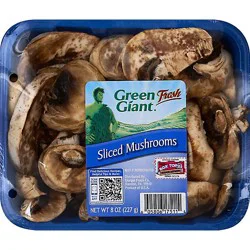 Mushrooms White Sliced Prepacked - 8 Oz